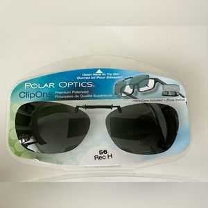 Polar Optics Clip-on Sunglasses